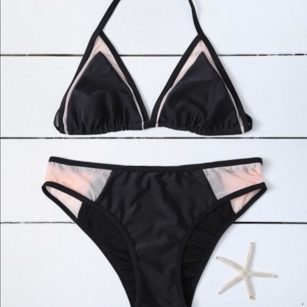 New! Black two piece bikini